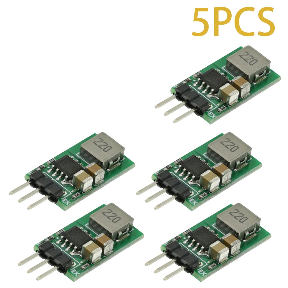 1-50pcs DC-DC Synchronous Rectifier Buck Converter Power Module 5.5V-32V Step-down 12V 24V 5V 1A Voltage Regulator LM7805