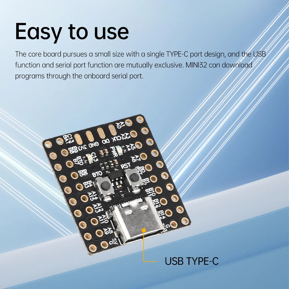 Mini STM32F103C8T6 STM32F103C6T6A CH340 Development Board Microcontroller Core Board ARM Architecture Minimum System Correx-M3