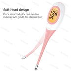 Professional Animal Digital Thermometer with Soft Probe Blue Digital Pet Dog Cat Veterinary Thermometer Waterproof Equipment