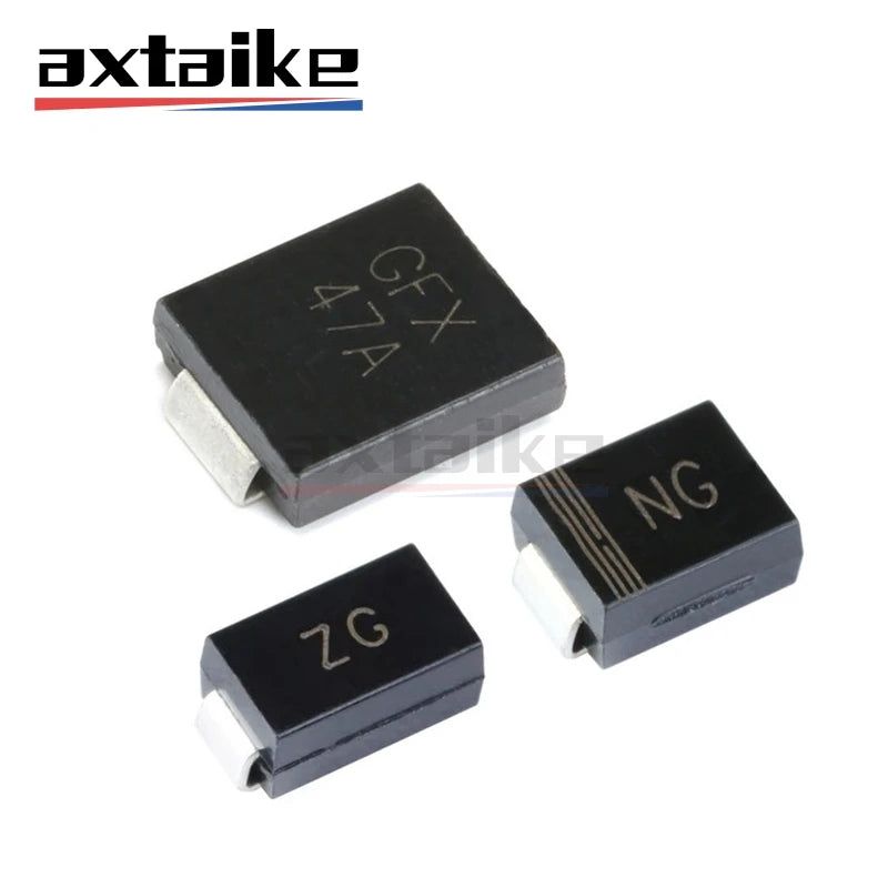20PCS SMAJ58A SMAJ58CA SMBJ58A SMBJ58CA SMCJ58A SMCJ58CA DO-214AA/AC/AB SMD 400W 600W 1500W 58V Uni Bi Directional TVS Diode