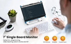 Eyoyo 7-inch Capacitive Touchscreen Monitor 5-points 1024x600 HD IPS Display Support Raspberry Pi 4/3/2/1/B/B+/A+ For Win 10/8/7