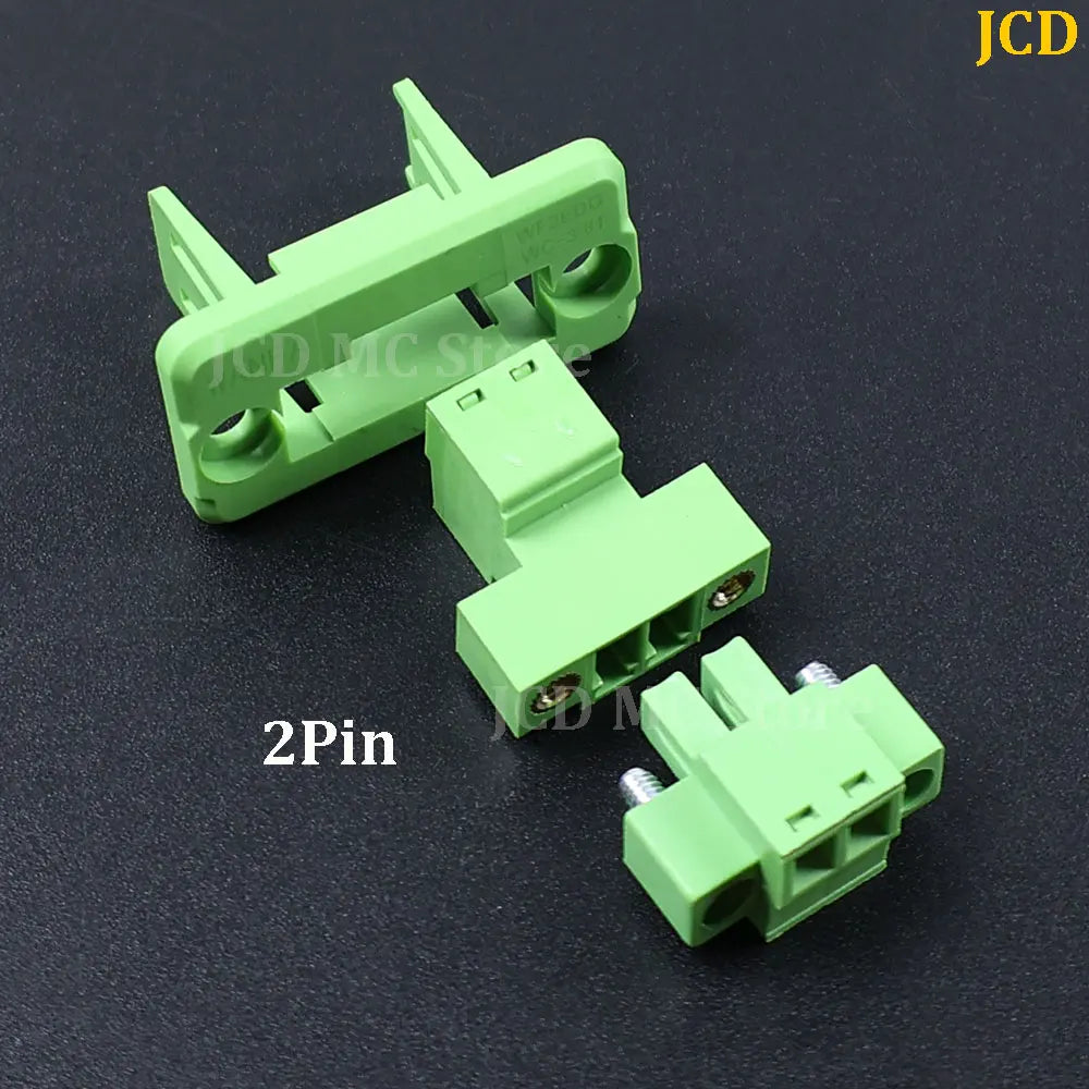 1/3/5 Set WF2EDG Pitch 3.81mm 2P/3P/4P/5P/6P/8P/9P/10P/12P/16P/24P Pluggable Terminal Block Connector 15EDGWC 3.81mm Pitch
