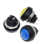 1PACK = 5Pcs Mini 12mm Waterproof Momentary ON/OFF Push Button Round Switch PBS-33B For arduino