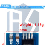 W25Q128FV 128Mbit (16MB) SPI NOR Flash Memory Module - 3.3V BV/FV Package for STM32 Development