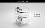 5-layer Cooling mobile hard disk bracket  for Raspberry pi 3B 3B+ 4B cluster case 2.5 SSD HDD transparent shell extended nas