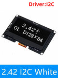 ‌2.42 Inch SSD1309 OLED Display Module 128x64 HD Screen - SPI/I2C Dual Interface 7-Pin Compatible with for Arduino UNO R3