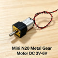 Mini N20 Metal Gear Motor DC 3V-6V 5V 170RPM Slow Speed DIY Robot Hobby Toy Model