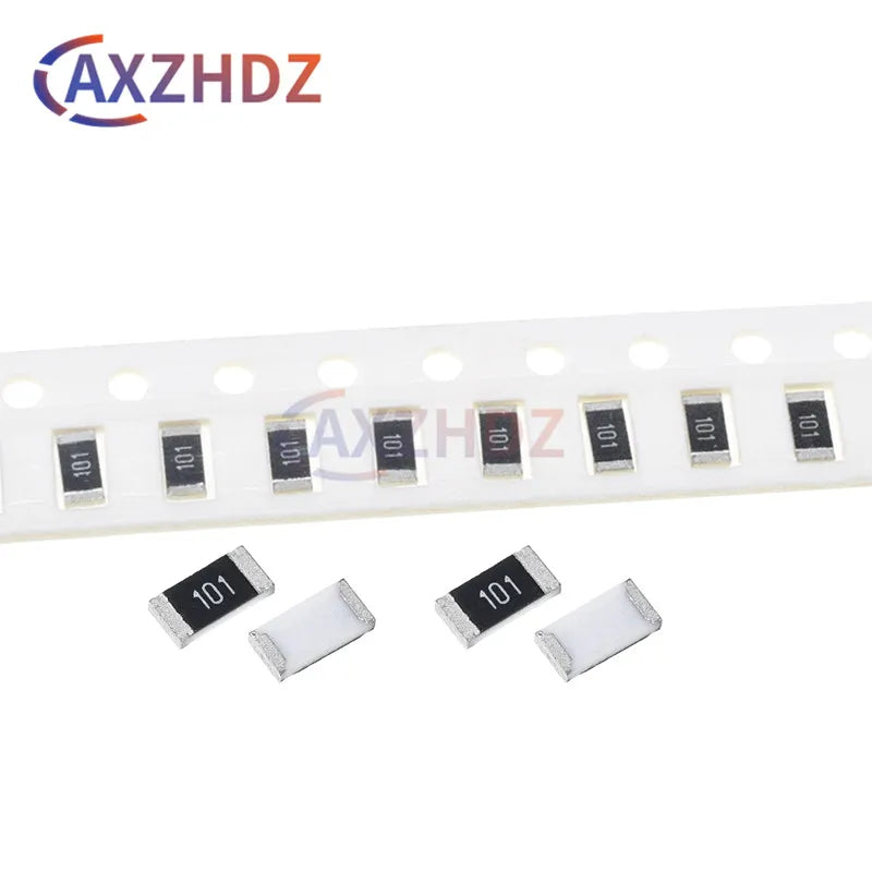 100PCS 1/4W 1% 1206 0R - 10M SMD Resistor 10 15 100 150 220 330 470 510 Ohm K Ω 1K 2.2K 10K 100K 1R 10R 47R 100R 220R 330R 470R