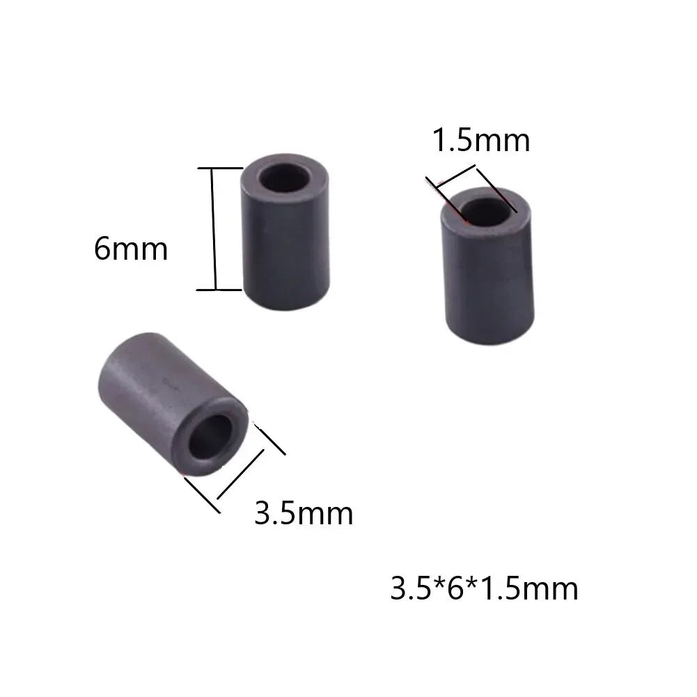 For Clearer Audio Output 3.5*3*1.2MM Ferrite Bead Anti-interference Clip Voltage Spike Protection For Radio Equipment