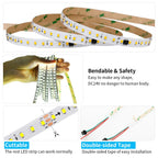 10m Running Water Flowing LED Strip Light DC24V WS2811 SMD2835 120LEDs/m Horse Race Pixel Addressable Flexible Linear Lamp Set