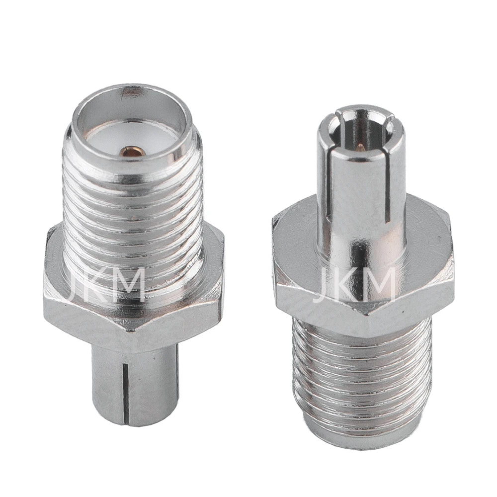 1PCS RF Coaxial Adapter SMA To TS9 CRC9 Coax Jack Connector RP SMA Female Jack To TS9 CRC9 Male Plug Silver Gold