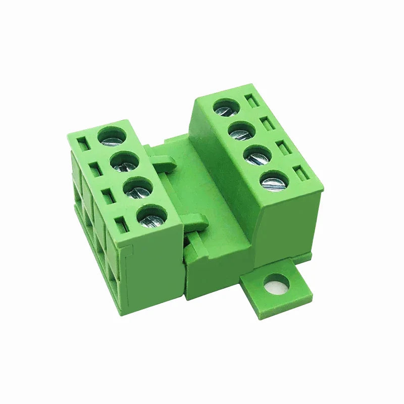 1Set 2EDGRKC Green Solderless Docking Screw Terminal Block 5.08MM PCB Plug-In Type 2EDG Connector for Electronics