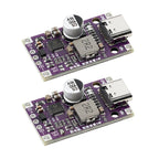 Type‑C USB 2‑3S BMS Lithium Battery Boost Charging Module 15W 8.4V 12.6V 1.5A Fast Charge With Balance And Indicator