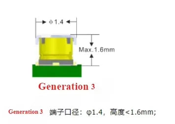 10Pcs/lot 1/3/4/5 Generation Antenna Seat U.FL-R-SMT RF Coaxial Contor SMD SMT Solder PCB Antenna Socket Jack