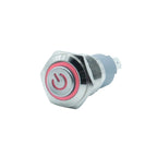 Extended Head 12mm 16mm 19mm 22mm metal push button switch on off power LED light Waterproof circle 3v 6v 12v 24v 110v 220v ip65