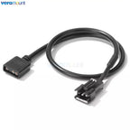 Motherboard 12V 4Pin RGB / 5V 3Pin ARGB to SM JST Female Male Conversion Adapter Cable 30cm for PC Computer LED Light Strip Line