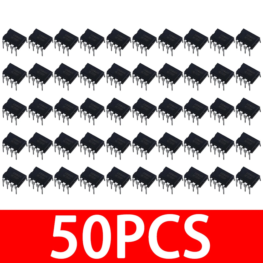 10PCS /20pcs/30pcs/40pcs/50pcs  New NE555 NE555P NE555N 555 Timers DIP-8 TEXAS