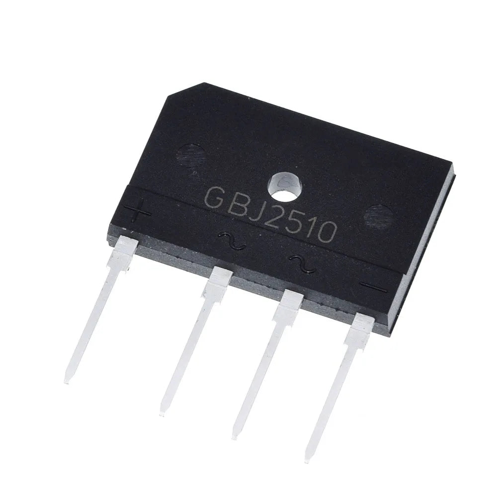 10PCS/LOT GBJ1010 GBJ1510 GBJ2010 GBJ2510 GBJ3510 GBJ5010 ZIP-4 1000V 10A/15A/20A/25A/35A/50A Rectifier Bridge Stack