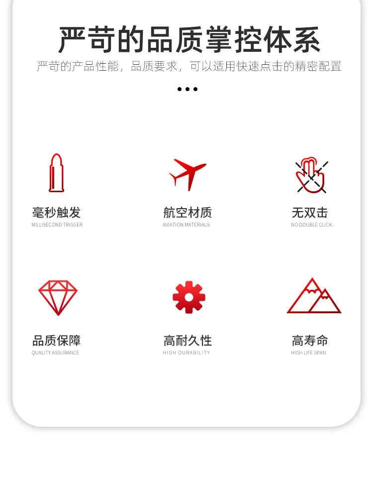 1Pcs New Kailh GM 8.0 micro switch GM8.0 Gold Contactor 80 Million Click Life Computer mouse left right Micro Swicth button