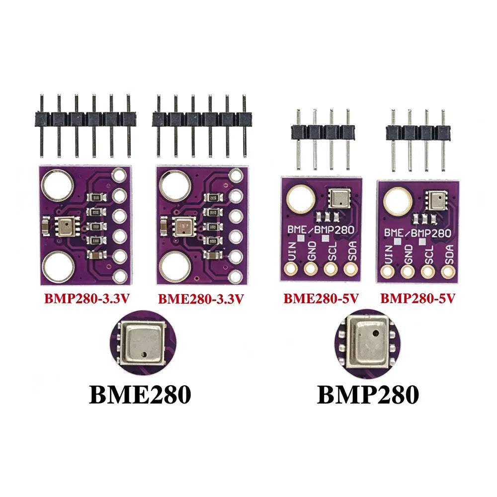 1pcs BME280-3.3/5.0V BME280 BMP280-3.3V 5V Digital Module Temperature Barometric Pressure Sensor Module For Arduino BMP280