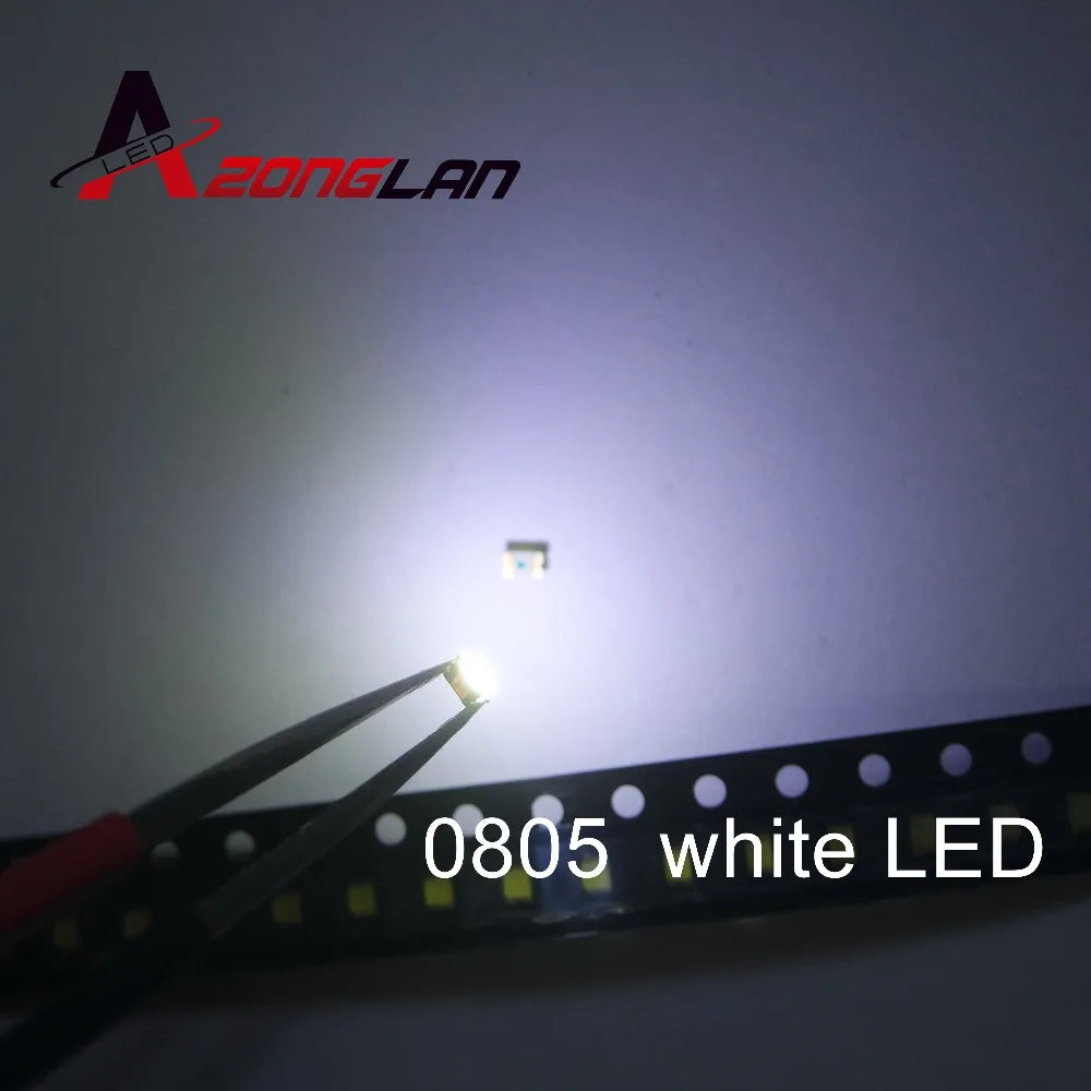 100pcs SMD 5050 1206 0603 5730 0402 White Red Blue Green Orange High quality Clear Light Emitting LED Chip Surface Mount Diode