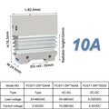 10A 25A 40A 60A 80A 100A Single Phase Slim SSR Solid State Relay With Heat Sink Industrial Relay DIN Rail Mount