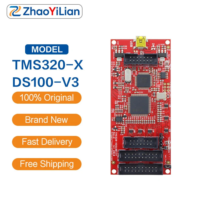 For TMS320-XDS100-V3 XDS100V3 USB JTAG CJTAG Emulator TI DSP ARM MCU Debug Programmer