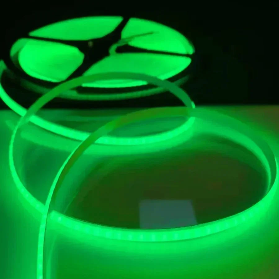 220V COB LED Strip 0.5M-10M Flexible Tape Light Smart IC No Need Driver High Bright 240 LEDs Linear Lighting RA95 Warm Ice Blue