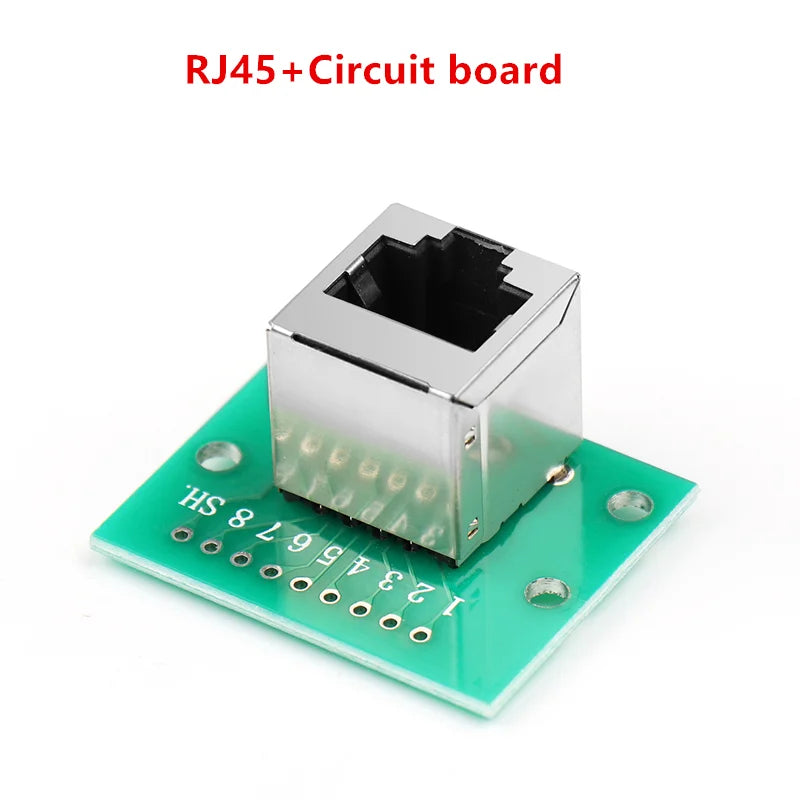 RJ45 Adapter Board To XH2.54 Modular Ethernet Connector Adapter Network Interface + Breakout Board + Pin Header Switch to beta