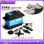 Dsservo 35kg DS3235 Pro Digital Servo Steel Gear Coreless Motor Waterproof 180/270 Degree for 1:8 1:10 1:12 RC Car Robot Crawler