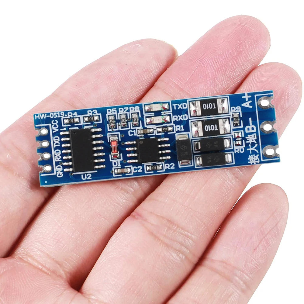 10PCS HW-519 TTL to RS485 Converter Module with Auto Flow Control 3.3V-5V Compatible for Microcontrollers
