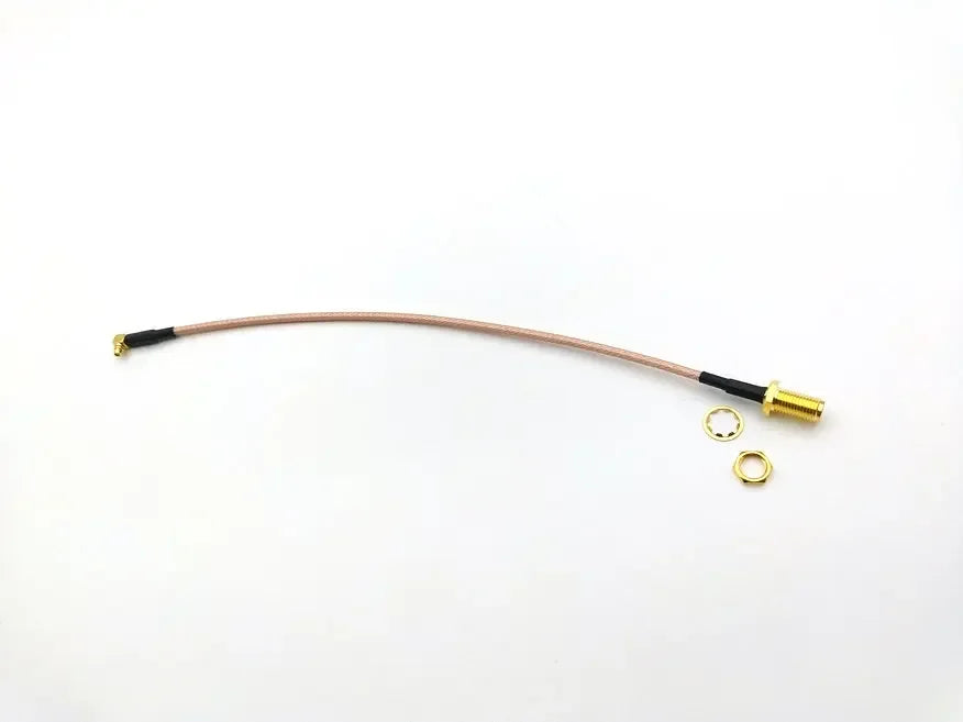SMA Female Nut Jack To MMCX Male Plug Right Angle Pigtail Adapter Cable RG316 New