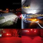 2x 2000LM Canbus T15 T16 LED Reverse Lights 912 W16W W15W Car Back Up Rear Lamp White Red Yellow Amber Super Bright High Power