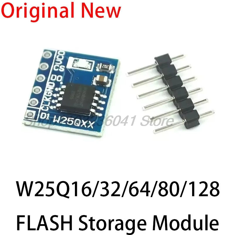 W25Q16 W25Q32 W25Q64 W25Q80 W25Q128 large capacity FLASH storage module SPI interface BV FV STM32 code for arduino Raspberry PI