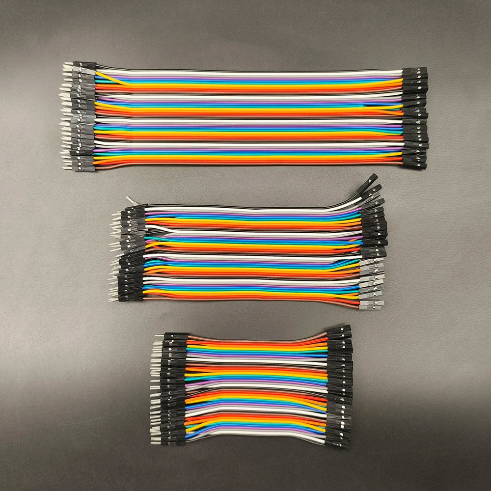 1Pcs 40Pin Cable Jumper Wire 10CM 15CM 20CM 30CM Male to Male/Female to Female/Male to Female Connector For Dupont DIY Kit