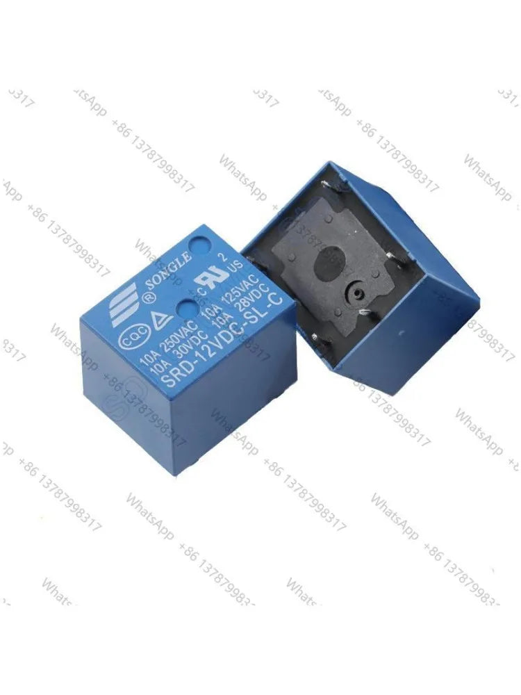 100Pcs/lot SRD-05VDC-SL-C SRD-12VDC-SL-C SRD-24VDC-SL-C SRD -03V 05V 06V 09V 12V 24V 48V DC Power Relays 10A 250VAC 5PIN T73