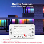 GLEDOPTO ESP32 WLED LED Controller DC5-24V DIY Dynamic Lighting Mode WS2811 WS2812b SK6812 TM1814 WS2813 WS2815 LED Strip Lights