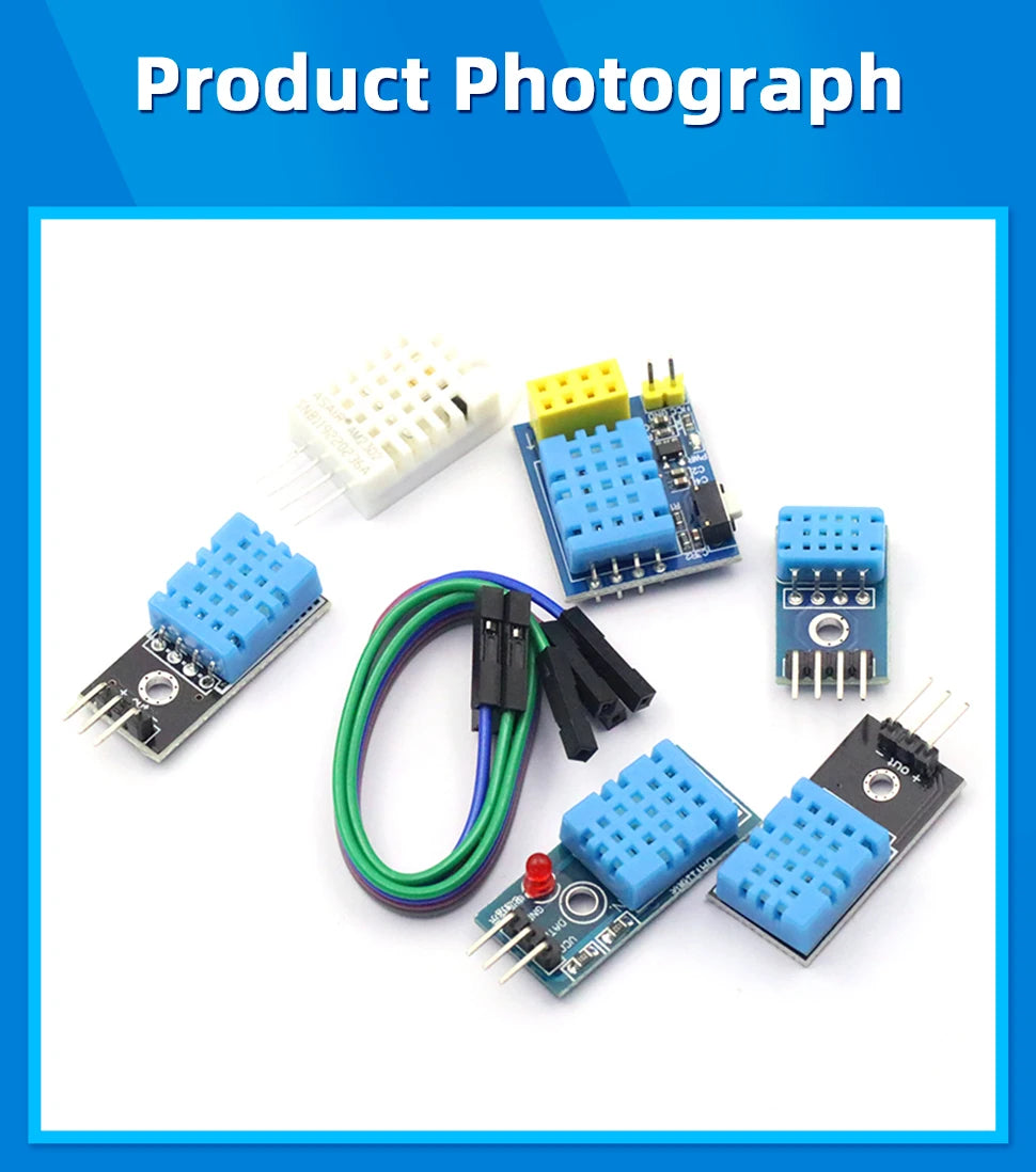 1PCS DHT11 DHT22 AM2320 Digital Temperature Humidity Sensor Module Board with DuPont Line For Arduino High Precision