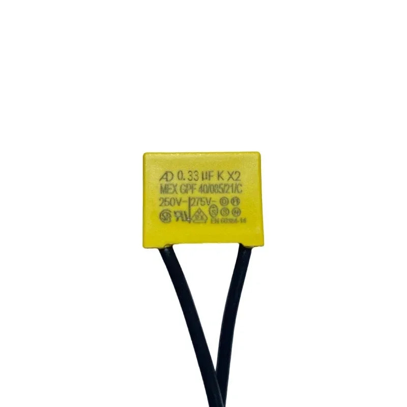 5PCS AD K X2 Safety capacitance Tape line 0.1uF 0.15uF 0.22uF 0.33uF 0.47uF 250V-275V Housing Flexible wire safety capacitor