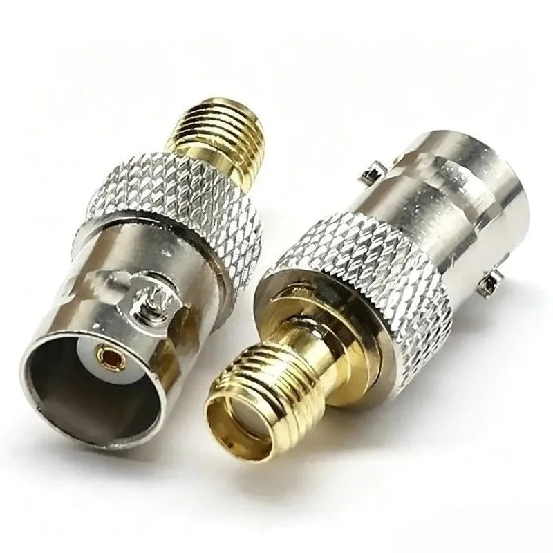 SMA to BNC Adapter Set SMA Male/Female to BNC Male/Female RF Coaxial Connector 50 Ohm for WiFi Ham Radio