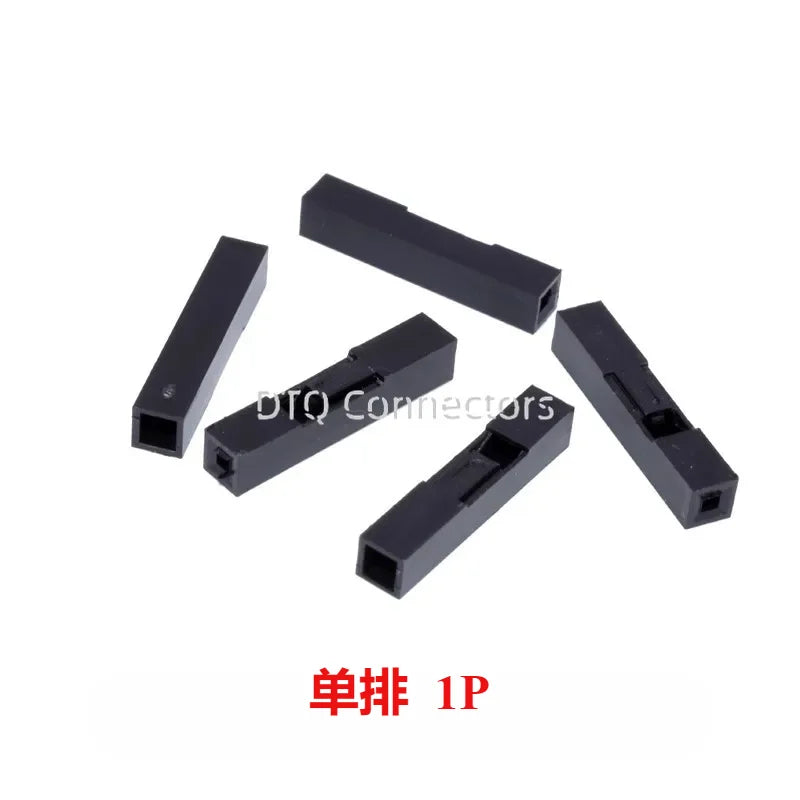50pcs 2.54mm Dupont connector Male/Female Pin Way Cable Plug 2/3/4/5 Pin Electrical Pin Jumper Header Housing Wire Connector Kit