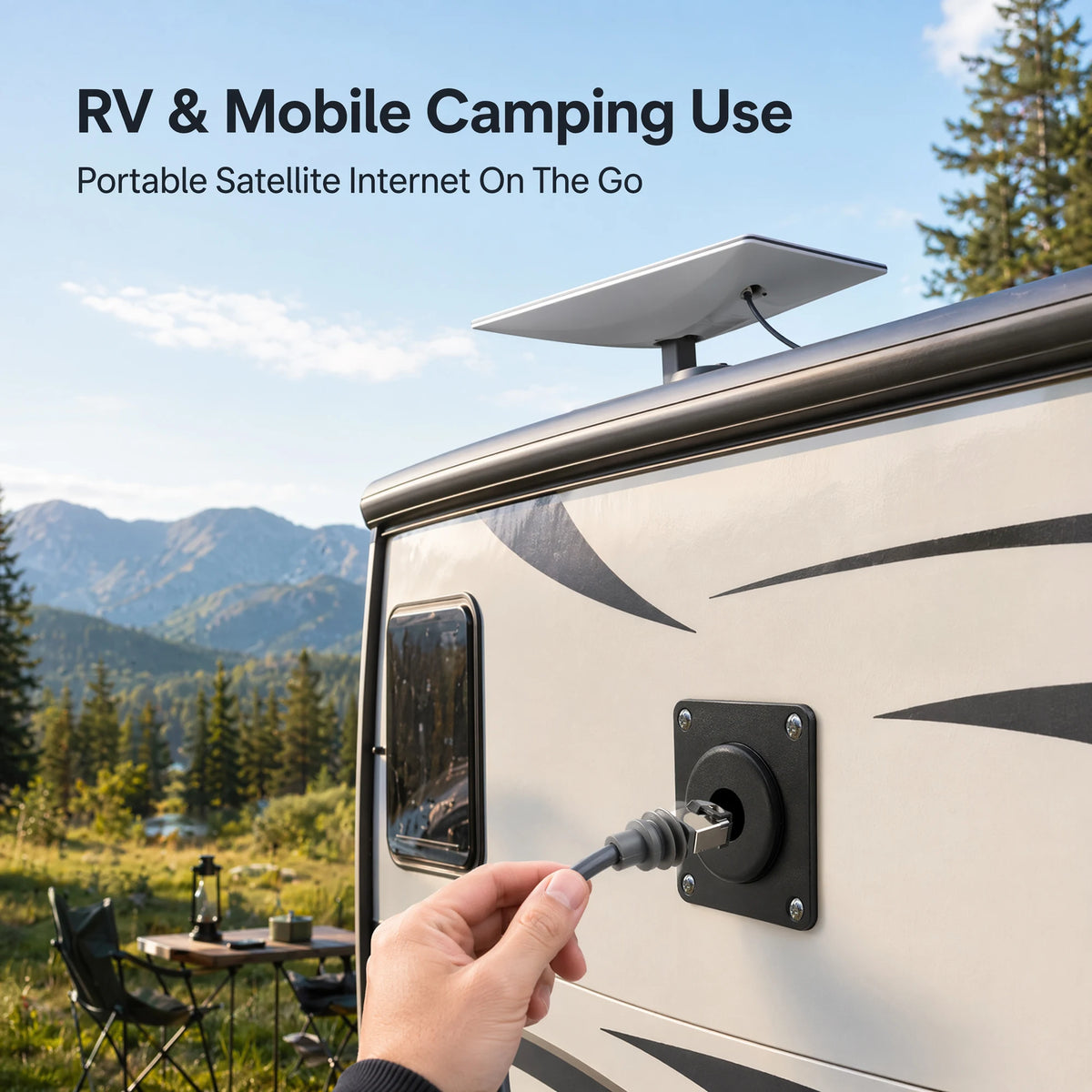US For Starlink Gen3 Pass Through Wall Socket RJ45 Cat6 Ethernet 8P8C Female to Female IP68 Waterproof Bulkhead Panel Socket