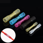 20/50pcs Wire Connection Pipe Terminal Heat Shrink Butt Crimp Terminals Waterproof Insulated Seal Wire Connectors Heat Shrinkab
