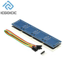 MAX7219 Dot Matrix Module For Arduino Microcontroller 4 In One Display with 5P Line 