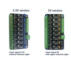8 Channel MOSFET Module Microcontroller PLC Amplification Field-effect Drive Tube Optocoupler Isolation PWM Control Light Switch