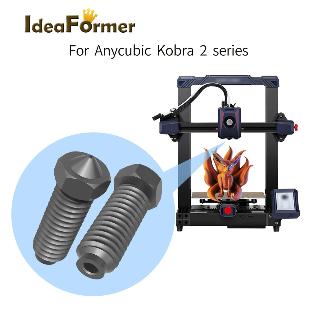 For Anycubic Kobra 2 Hotend Kit 24V 60W Heater Cartridge Thermistor 0.4mm Print Hot End For Kobra2/Kobra2 Plus/ Kobra2 Pro