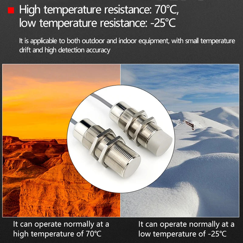 30mm Diameter Copper Tube Capacitive Proximity Switch M30, a Sensor for Detecting Water, Wood, Glass, Oil and Feed