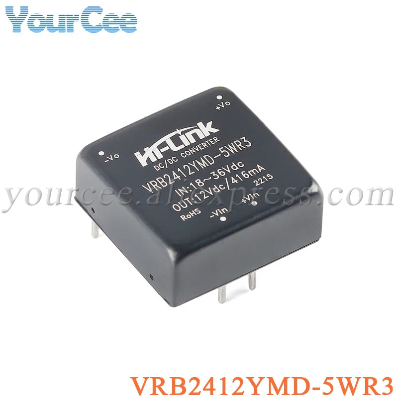 5W 6W 10W DC-DC Isolated Converter Power Supply Module 24V 12V to 15V/5V/12V 24v to 5V/12V VRB1224YMD VRB2424YMD VRA2424YMD