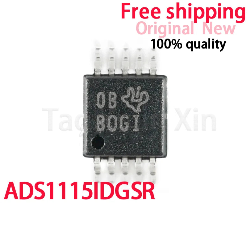 (2-10piece）100% New ADS1115IDGSR ADS1115IDGS ADS1115 MSOP-10 Chipset