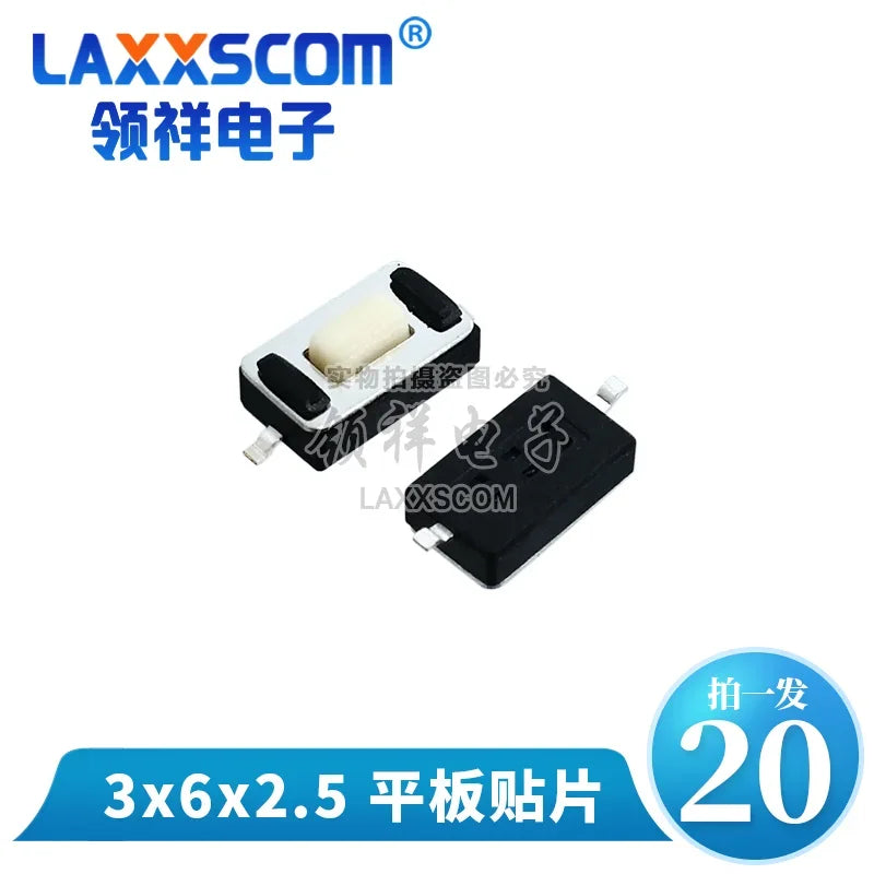 20PCS 3*6 3*4 4*4 SMD Tactile Tact Push Button Switch 2Pin 4Pin Touch Micro Switch 3x4x2.5 3x6x5 3x6x2.5 4x4x1.5 12x12x5 4*4*2.5